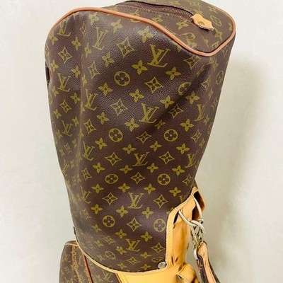 Louis Vuitton Monogram Golf Club Bag Caddy bag PVC Leather Vintage
