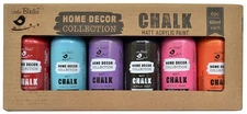 Little Birdie Chalk Matte Acrylic Paint 60ml 6/Pkg-Vibrant - 2 Pack
