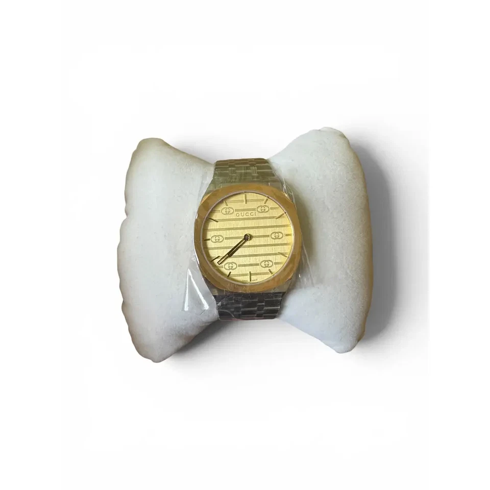 GUCCI 25H Uhr 38mm – Ref. YA163405 | Swiss Made Quartz | Gold & Stahl GUCCI 25H - Bild 3 von 4