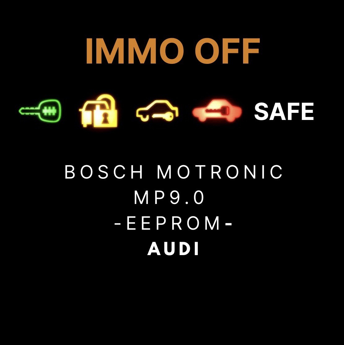 Reprogrammation IMMO OFF PSA Bosch Motronic MP9.0 haute precision sur EEPROM d'origine