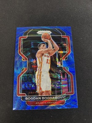 2021-22 Panini Prizm Blue Wave Bogdan Bogdanovic #149 Atlanta Hawks