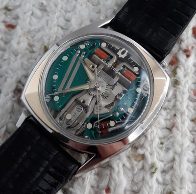 Bulova ACCUTRON 214 34mm SPACEVIEW M0 1960  Serviced Restored All Original 
