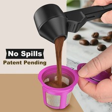 Creative Sliding Leakproof Coffee Scoop Protein Powder Measuring Spoon with Hang