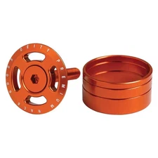 New Deity Crosshair Topcap and headset spacers 1-1/8'' Orange