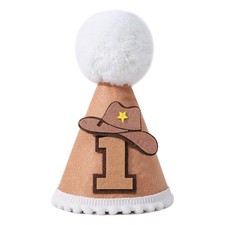 First Birthday Hat for Boys Girls, 1st Birthday Hat, One Year Old Party Crown...
