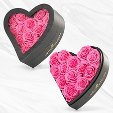 Flower, Forever Roses in A Box, Fresh Flowers, Birthday Gifts for Her, Women,...