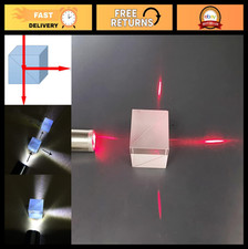 50:50 Beam Splitter Cube - Optical Glass Dichroic Prism for Spectroscopy Scien