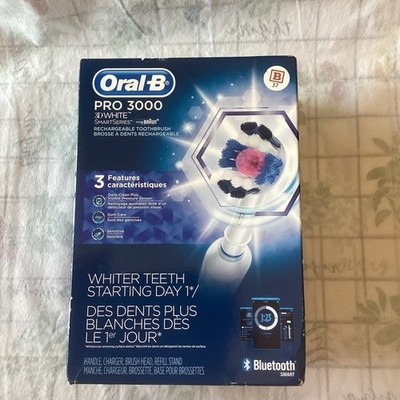 Oral-B - SmartSeries Pro 3000 Connected Electric Toothbrush White FREE SHIPPING
