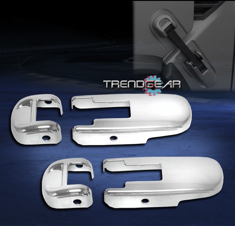 03-09 HUMMER H2 SUV SUT HOOD SIDE HINGE COVERS TRIMS BEZEL CHROME 04 05 06 07 08