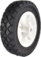 High-Performance 6" x 1.50" Lawn Mower Wheel with Diamond Tread  Offset Hub