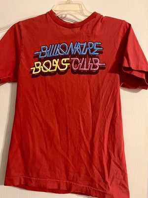 RARE Billionaire Boys Club BBC Neon Sign Spellout Tee - Red - Size S