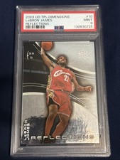 2003-04 Upper Deck Triple Dimensions - LeBron James #10 Reflections ROOKIE CARD. rookie card picture
