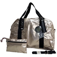 Jack Gomme Two-Way Boston Bag Pouch Leather Black Used Authentic