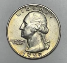 1959-D 25C Washington Quarter Higher Grade 90% Silver