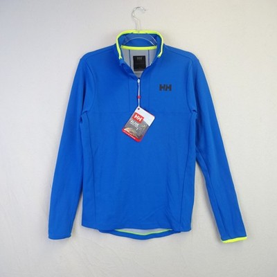 Helly Hansen Pullover Herren Small Blau Daeg 1/2 Zip Pulli Walking Hiking