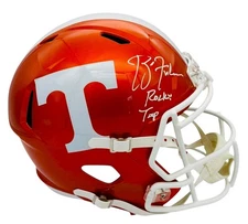 Phillip Fulmer Tennessee Volunteers Signed Replica Helmet Rocky Top Beckett COA
