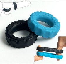 Silicone Ball Stretcher Ring Scrotum Bondage Delay Ejaculation Enhancer For Male