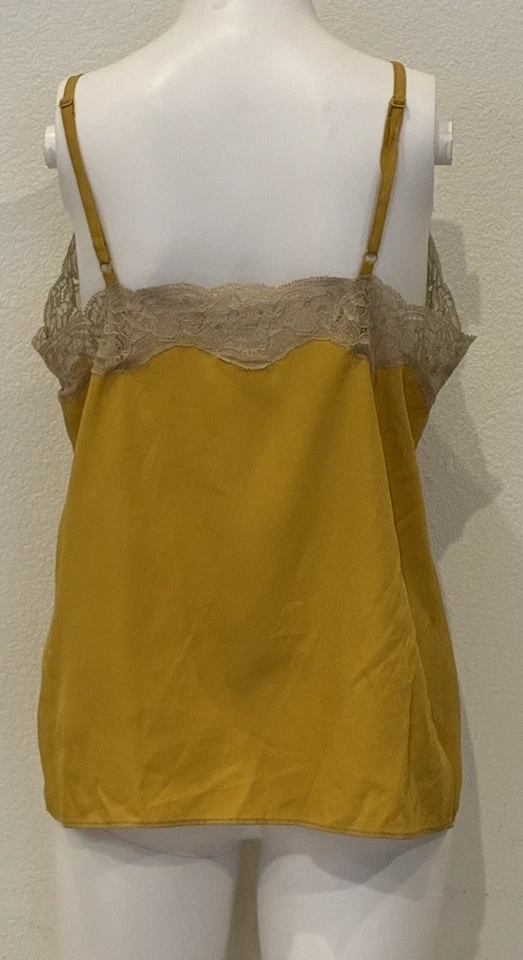 Rodarte para Target Y2K Babydoll Encaje Ribete Cami Talla L Capa Grunge Coqueta Foto 4 de 4