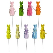 Easter Bunny Garden Stake Cute Easter Decoration for Patio Balcony Backyard