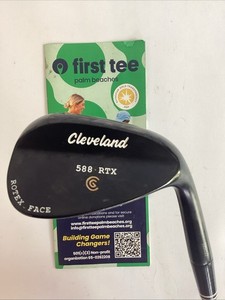 Club Cleveland 588 RTX Rotex 2.0 Black Pearl - Lob Wedge 64° - Bounce 8 - Acier Droitier