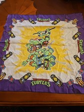 TMNT Teenage Mutant Ninja Turtles Bandana Handkerchief 1990 Skateboards