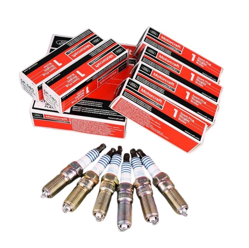 6Pcs New Motorcraft SP580 SP580X CYFS12YT4 Iridium Spark Plug For F150 Ecoboost
