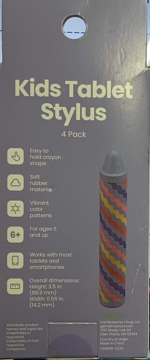 Pack Stylet Lynktec Pour IPad - Noir - Avec 4 Accessoires - Neuf
