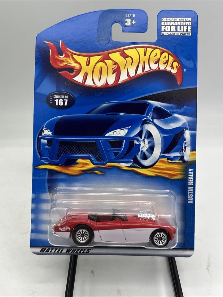 Hot Wheels Austin Healey 2001 Collector No. 167 Red F55 - Image 2 of 3