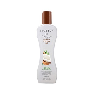 New BioSilk Silk Therapy Coconut Oil Hair Skin Treatment 5.64oz Leave-In
