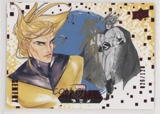 2020 Upper Deck Marvel Anime Red Foil Peach Momoko Artist /120 Sentry Auto 09q5