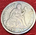 1874-S Seated Liberty Dime Fine-VF