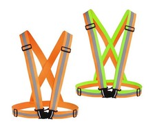 High Visibility Reflective Safety Vest 2Pack for Running, Cycling, Hiking