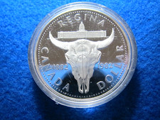 1982 Canada Silver Dollar - Regina - Cameo Proof - In Original Capsule