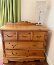 Solid Pine Chest Of Drawers