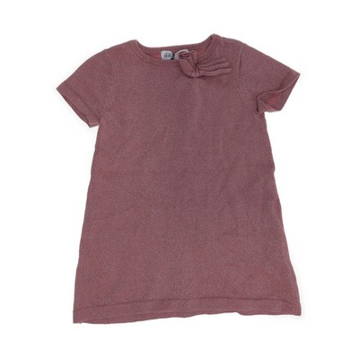 H&M, Kleid, Größe: 92, Pink, Baumwolle/Metallfaser/Polyester, Mädchen #GoM