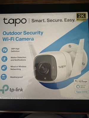 Tapo TP-Link 2K Security Camera Outdoor Wired, IP66 Weatherproof, 2K, *New