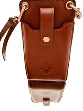 Patricia Nash Farleigh Phone Wallet Leather Crossbody - British Tan Phone case