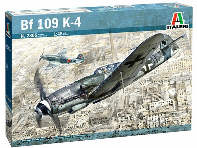 Messerschmitt Bf109K-4 Italeri 2805 maquette à assembler pour diorama historique 1/48