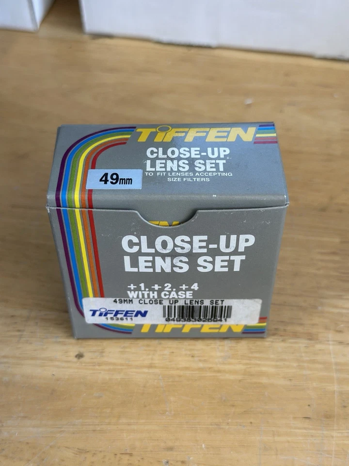 49mm Tiffen  Close-Up Diopter Set +1, +2, +4 with Storage Case  - NEW! - Image 2 of 2