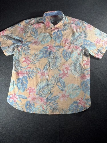 Tommy Bahama Men's Nova Wave Floral Shirt Short Sleeve, Button-Up - product listing photo
