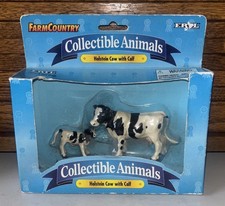 VTG Rare 1997 Ertl Farm Country Animals Holstein Cow With Calf  4495 NEW 