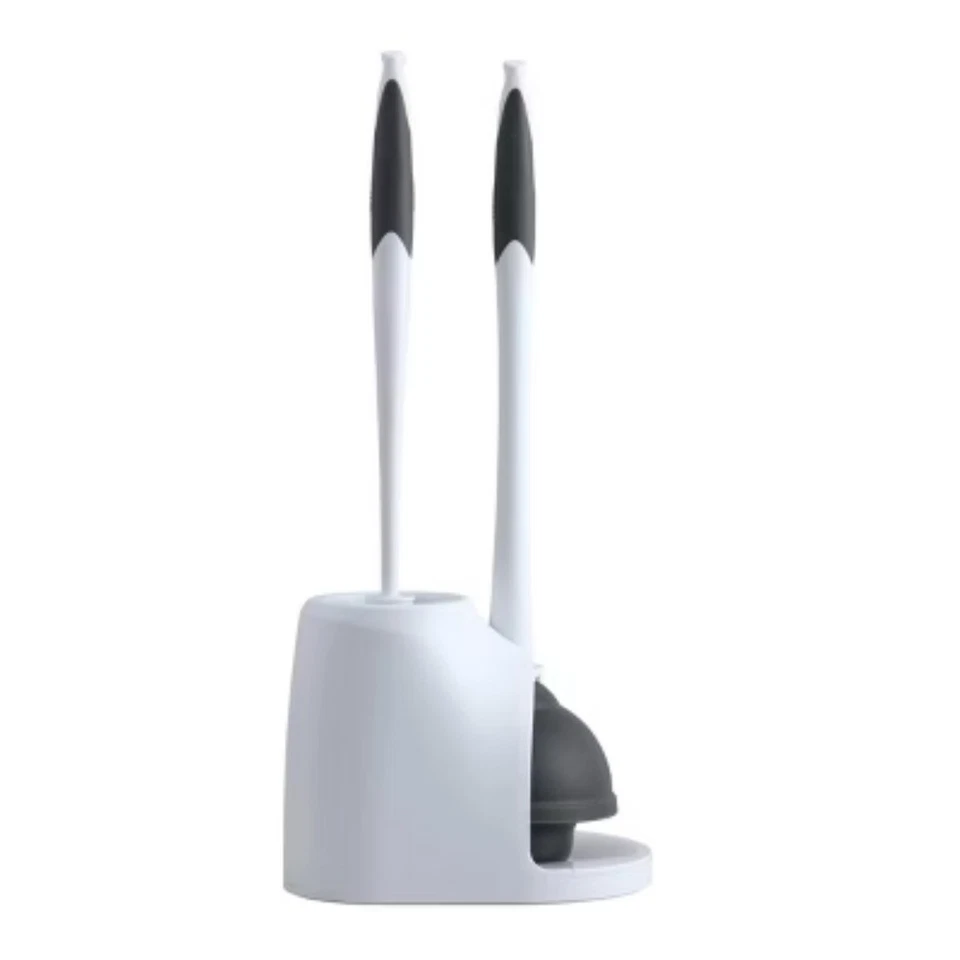 Émbolo Clorox &#38; cepillo de inodoro con carrito de transporte Foto 2 de 4