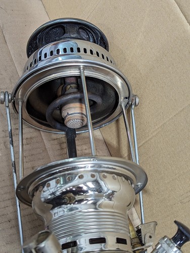 Old Vintage GENIOL 500 CP Paraffin Lantern, Strong Light Kerosene Lamp. - Picture 22 of 22