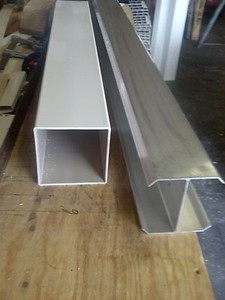 5x5 Vinyl Pvc Post Stiffener Aluminium Insert For Bollards Gate Sign Image Is Loading 5x5 Vinyl Pvc Post Stiffener Aluminium Insert For