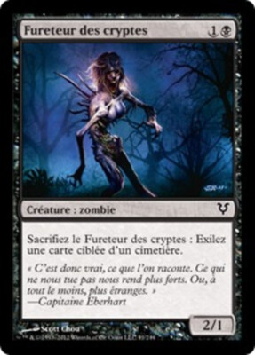 Magic MTG TCG Avacyn Restored 2012 Crypt Creeper 91/244 French