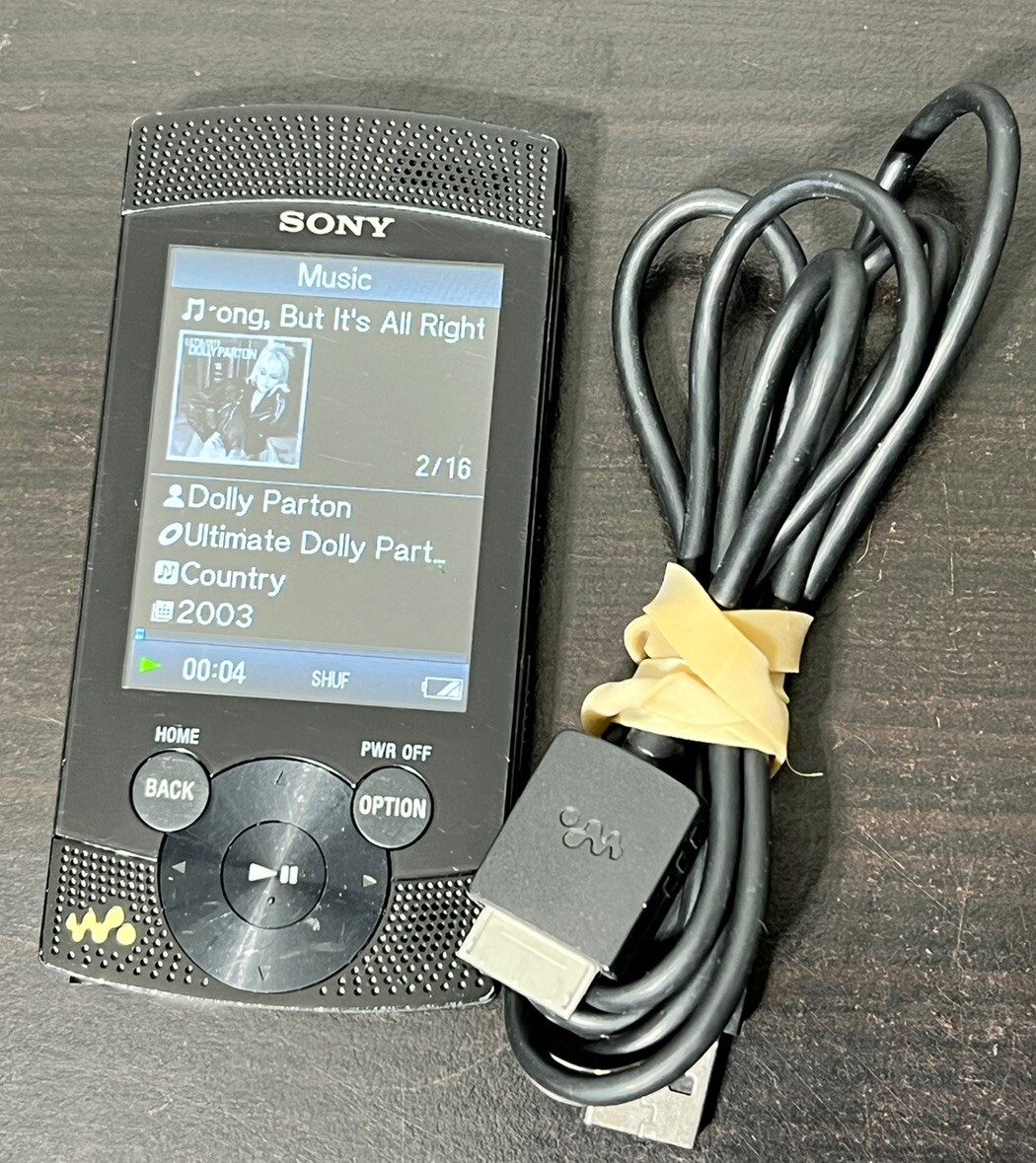 Sony Walkman NWZS544 8GB MP3 Digital Media Player BLACK Tested Working
