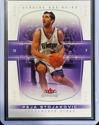 Peja Stojakovic - 2004-05 Fleer Genuine Basketball #16