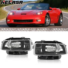 For Chevrolet Corvette 2005-2013 Halogen Fog Lights Driver & Passenger Side