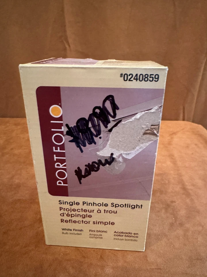 Portafolio Blanco Conexión de 3 Cables Foco Estenopeico Único Iluminación de Pista Lineal Foto 2 de 3