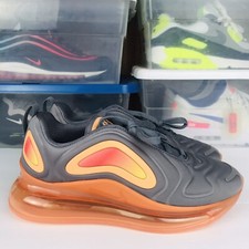 Nike Air Max 720 Youths Shoes Mens Size 4.5y/6 Womens Gunsmoke Orange AQ3196-004